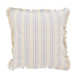 Sierkussen Yuna Stripe Blauw | 45 x 45 cm | Katoen/Linnen