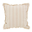 Sierkussen Yuna Stripe Beige | 45 x 45 cm | Katoen/Linnen