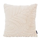 Sierkussen Furry Leaves Ecru | 45 x 45 cm | Kussenhoes | Polyester