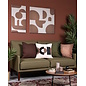 Sierkussen Olivia Camel | 45 x 45 cm | Polyester