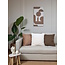 Sierkussen Indico Bruin | 45 x 45 cm | Katoen/Polyester