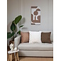 Indico Bruin Kussenhoes | 45x45 cm | Katoen/Polyester