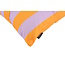 Streep Lila/Geel Kussenhoes | 45x45 cm | Katoen/Polyester