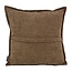 Sierkussen Chenille Piped Bruin | 45 x 45 cm | Polyester