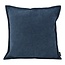 NOVÉE Chenille Piped Blauw Kussenhoes | 45x45 cm | Polyester