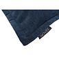 Chenille Piped Blau Kissenbezug | 45x45 cm | Polyester
