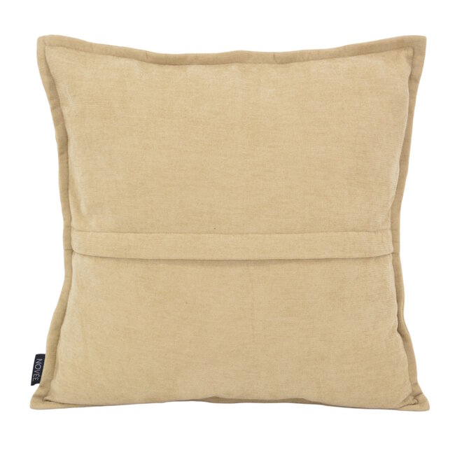 Sierkussen Chenille Piped Beige | 45 x 45 cm | Polyester