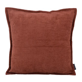 NOVÉE Chenille Piped Roest Kussenhoes | 45x45 cm | Polyester
