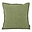 NOVÉE Chenille Piped Groen Kussenhoes | 45x45 cm | Polyester