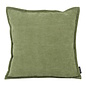 Chenille Piped Grün Kissenbezug | 45x45 cm | Polyester