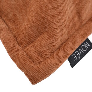 Chenille Piped Terra Kussenhoes | 45x45 cm | Polyester