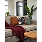 Chenille Piped Terra Kussenhoes | 45x45 cm | Polyester