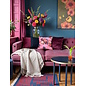 Velvet Wijnrood Kussenhoes | 45x45 cm | Polyester