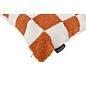 Bouclé Checker Terra Kissenbezug | 45x45 cm | Baumwolle/Polyester