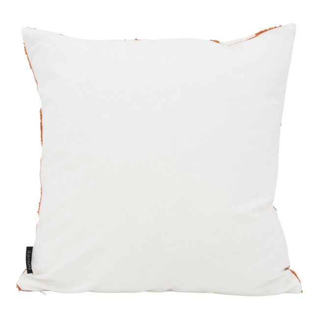 Sierkussen Bouclé Checker Terra | 45 x 45 cm | Katoen/Polyester