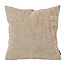 Chenille Stripe Beige Kussenhoes | 45x45 cm | Polyester