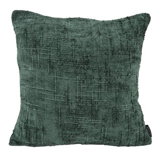NOVÉE Chenille Stripe Groen Kussenhoes | 45x45 cm | Polyester