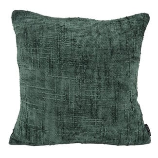 NOVÉE Sierkussen Chenille Stripe Groen | 45 x 45 cm | Polyester