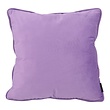 Velvet Essential Lila Kissenbezug | 45x45 cm | Samt/Polyester