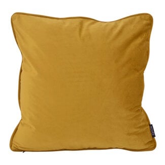 NOVÉE Velvet Essential Okergoud | 45 x 45 cm | Kussenhoes | Velvet/Polyester
