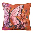 Sierkussen Butterfly Bloom | 45 x 45 cm | Velvet/Polyester