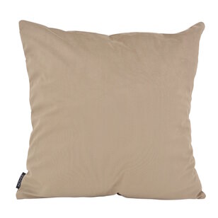 Elegance Beige Kissenbezug | 45x45 cm | Samt/Polyester