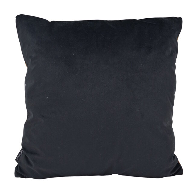 Elegance Braun Kissenbezug | 45x45 cm | Samt/Polyester