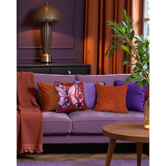 Sierkussen Velvet Essential Terra | 45 x 45 cm | Velvet/Polyester