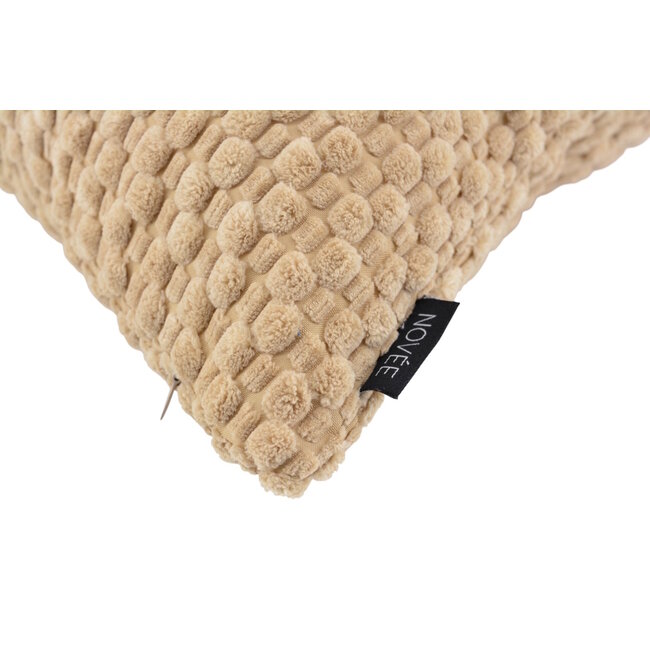 Corduroy Knit Beige Kissenbezug | 45x45 cm | Polyester