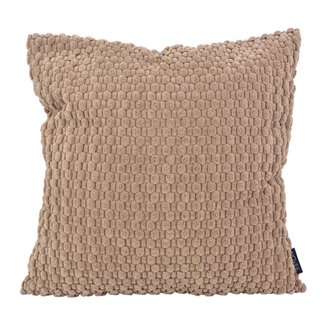 NOVÉE Corduroy Knit Taupe Kussenhoes | 45x45 cm | Polyester