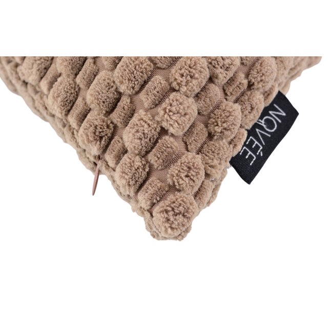 Corduroy Knit Taupe Kussenhoes | 45x45 cm | Polyester