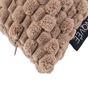 Sierkussen Corduroy Knit Taupe | 45 x 45 cm | Polyester
