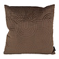 Sierkussen Abstract Velvet Bruin | 45 x 45 cm | Velvet/Polyester