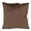 Abstract Velvet Bruin | 45 x 45 cm | Kussenhoes | Velvet/Polyester