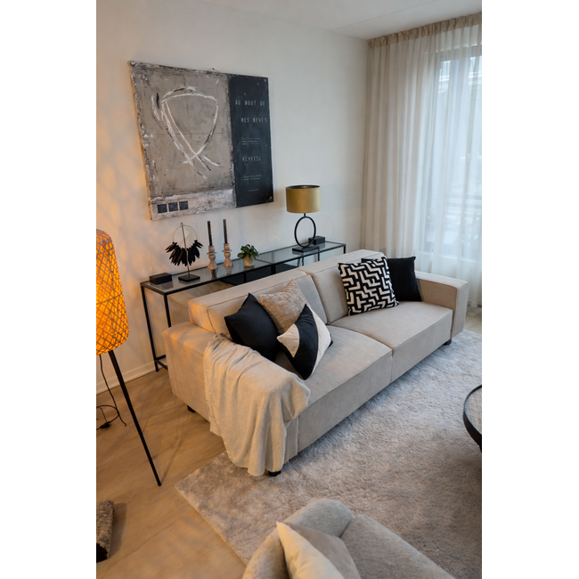 Elegance Zwart Kussenhoes | 45x45 cm | Velvet/Polyester