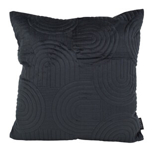 Abstract Velvet Zwart Kussenhoes | 45x45 cm | Velvet/Polyester