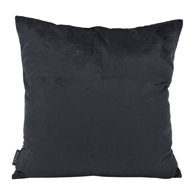 Abstract Velvet Schwarz Kissenbezug | 45x45 cm | Samt/Polyester