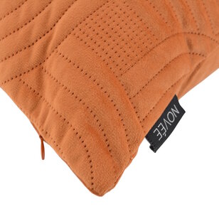 Sierkussen Abstract Velvet Terracotta | 45 x 45 cm | Velvet/Polyester