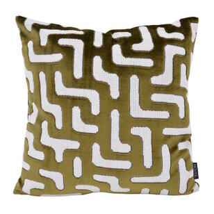 Elegance Grün Kissenbezug | 45x45 cm | Samt/Polyester