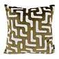 Elegance Grün Kissenbezug | 45x45 cm | Samt/Polyester