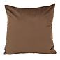 Chenille Flow Bruin Kussenhoes | 45x45 cm | Velvet/Polyester