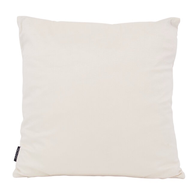 Chenille Flow Crème Kussenhoes | 45x45 cm | Velvet/Polyester