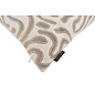 Chenille Flow Crème Kissenbezug | 45x45 cm | Samt/Polyester