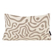 Chenille Flow Crème Kussenhoes | 30x50 cm | Velvet/Polyester