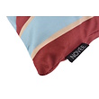 Riviera Stripe Blauw/Rood Kussenhoes | 45x45 cm | Katoen/Polyester