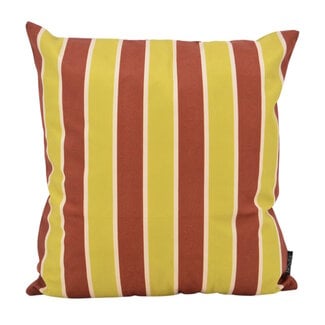 NOVÉE Riviera Stripe Groen/Roest Kussenhoes | 45x45 cm | Katoen/Polyester