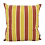 Riviera Stripe Groen/Roest Kussenhoes | 45x45 cm | Katoen/Polyester
