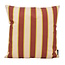 NOVÉE Riviera Stripe Crème/Rost Kissenbezug | 45x45 cm | Baumwolle/Polyester