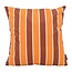 Riviera Stripe Terra/Roest | 45 x 45 cm | Kussenhoes | Katoen/Polyester