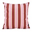 Riviera Stripe Roze/Rood | 45 x 45 cm | Kussenhoes | Katoen/Polyester